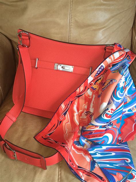 hermes jypsiere with scarf|Hermes jypsiere bag review.